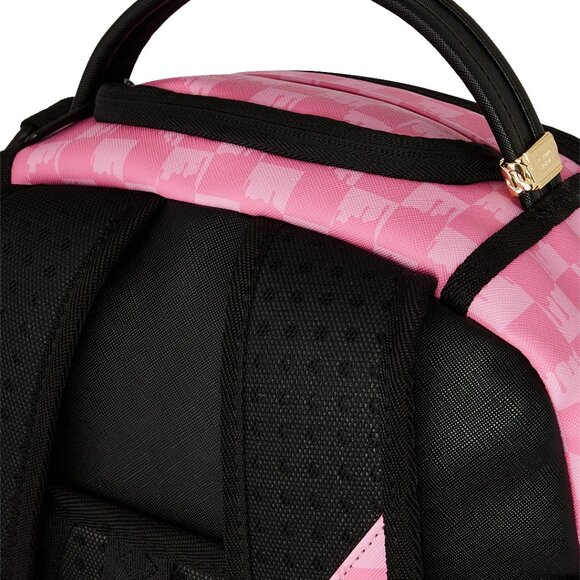 Sprayground Pink Paradise Drip Backpack🔥New Black Bookbag Large School Bag - Picture 7 of 10